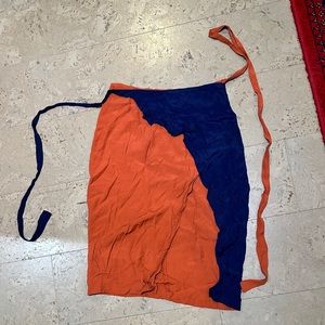 Reformation two color wrap skirt ça